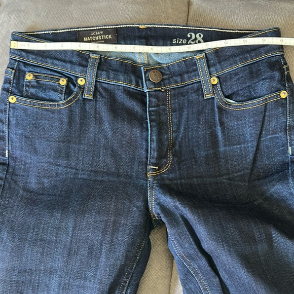 J. Crew Matchstick Dark Wash Straight-leg Jean - Picture 6 of 9